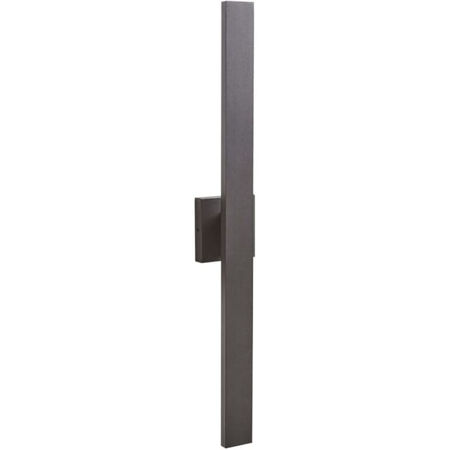 Außenwandleuchte led Schwarz Metall 89 cm Modern Rechteckig Lang Beleuchtung für Außen Draußen Terrasse Balkon Ausstattung