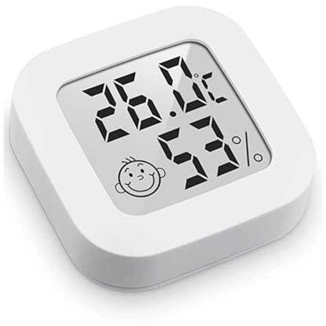 Linghhang - Mini-Hochpräzisions-Digitalthermometer-Hygrometer für den Innenbereich, Temperaturmonitor und Feuchtigkeitsmesser,