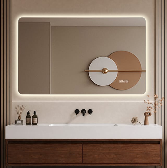 Led-badezimmerspiegel 60 X 120 Cm, Beschlagfrei, Dimmbar, 3 Lichtfarben Havrya