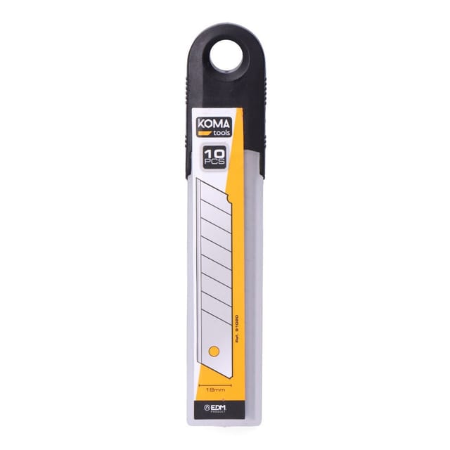 Set mit 10 KomaTools 18-mm-Ersatzklingen für Cutter 91017