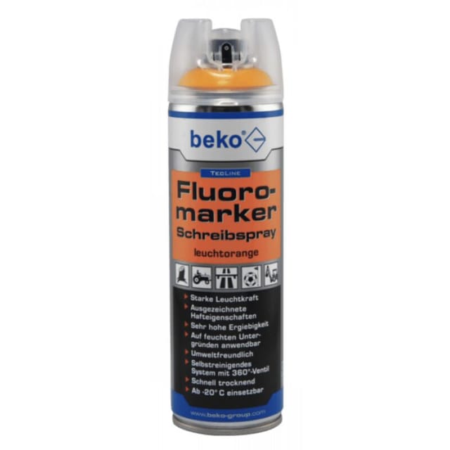 beko TecLine Fluoromarker Schreibspray 500 ml LEUCHTORANGE 294 79 500