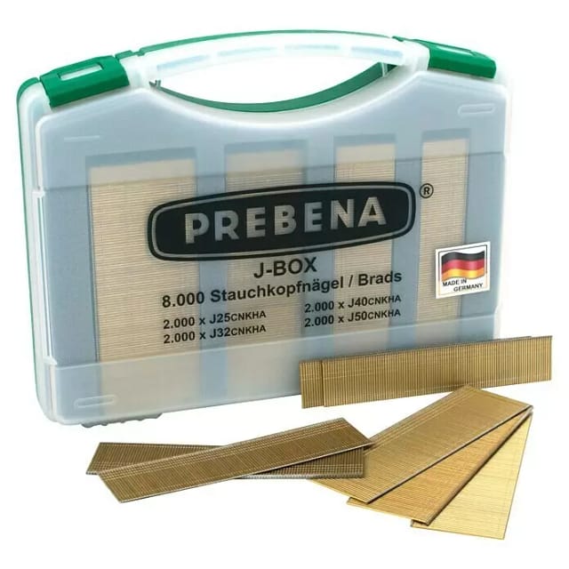 Stauchkopfnägel J-Box im Koffer - Prebena