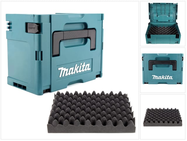No Brand - Makita makpac 3 Systemkoffer - mit Universaleinlage für Makita 18 v Akku Geräte Schrauber Sägen Schleifer