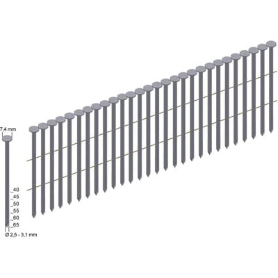 Prebena - Coilnägel CNW25/65BKRI Ringschaft