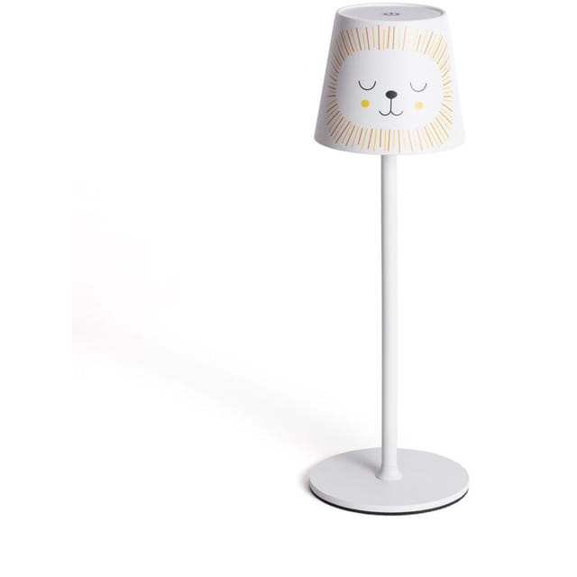 Ledkia - LED-Tischlampe 3W Tragbar aus Metall mit wiederaufladbarem usb Akku Anisa Gelb