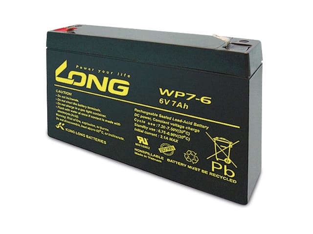 KUNG LONG Blei-Akkumulator WP7-6, 6 V-/7 Ah