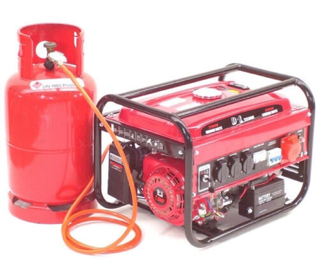 Gas- u. Benzin-Generator Stromerzeuger 2800 lpg Stromaggregat E-Start 06290