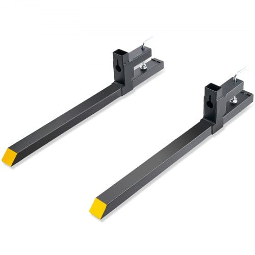 Mophorn - Vevor 2x Palettengabeln Anklemmbar 1090x70x230mm Gabelträger 907kg Tragfähigkeit Gabelzinken 109cm Gesamtlänge Mit 76,2cm-gabelblatt Gabelstapler Gabelstaplerzinken Frontlader Palettenrahmen