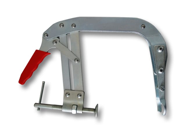 Xpotool - Wiltec Ventilfederspanner, Spannbereich 60-225 mm, Ventilfederpresse mit geradem Krallen Paar für ohc Motoren, Ventilfeder Montage für Kfz