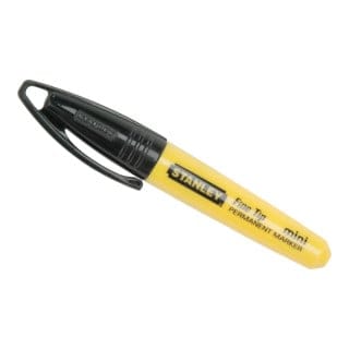 Stanley Marker, feine Spitze, Mini, Schwarz