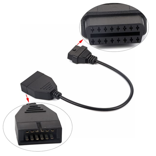 Für gm OBD1 12 Pin auf OBD2 16 Pin Diagnosewerkzeug Anschlussadapterkabel - Ej.life