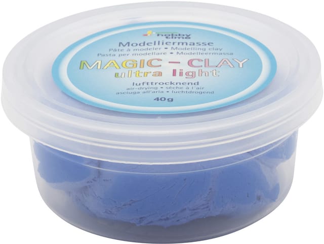 Glorex Magic-Clay ultra-light, blau, 40 g