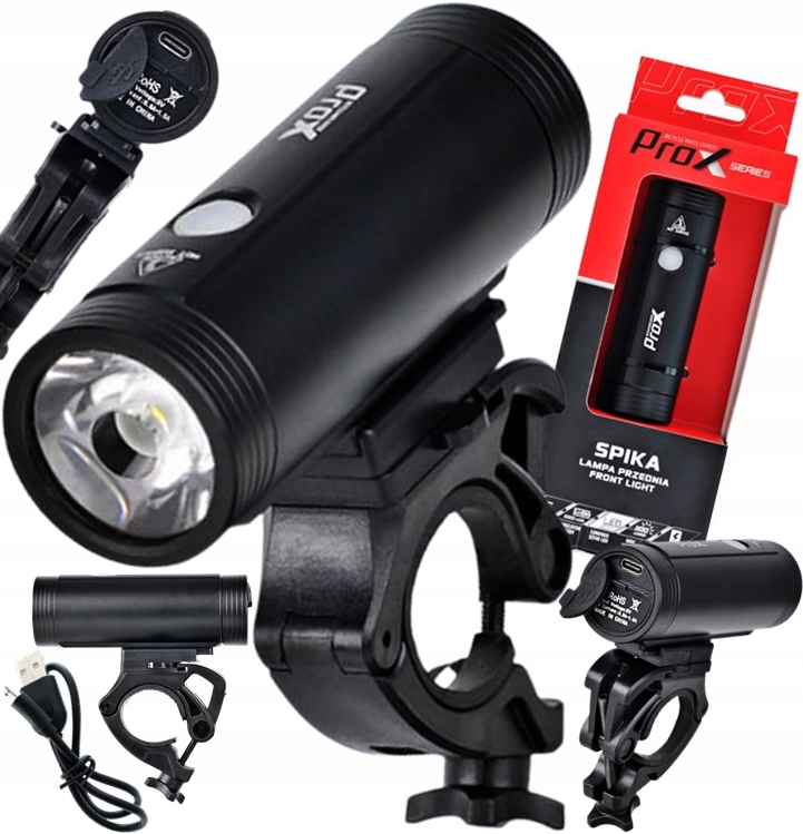 Prox Spika Usb-fahrradlampe 1100 Lm 5000 Mah