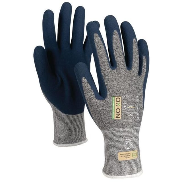 91309 Handschuhe Recycle Basic 16001 Größe 9 blau/hellblau en 388, en 420+ - Ox-on