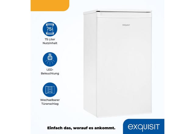 Kühlschrank KS85-V-091E 75l weiß 41 dB