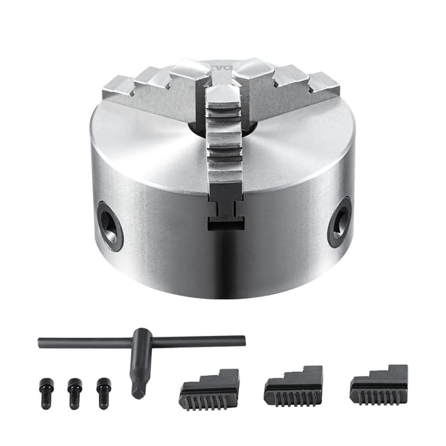Mophorn - Vevor Drehbankfutter K11-160 160mm Dreibackenfutter Ht300-material 3 Backenfutter Klemmbereich 3,5–160mm 3-backen, 20cr, ≥53hrc Φ45mm Bohrung Spannfutter Drechselbank Selbstzentrierend