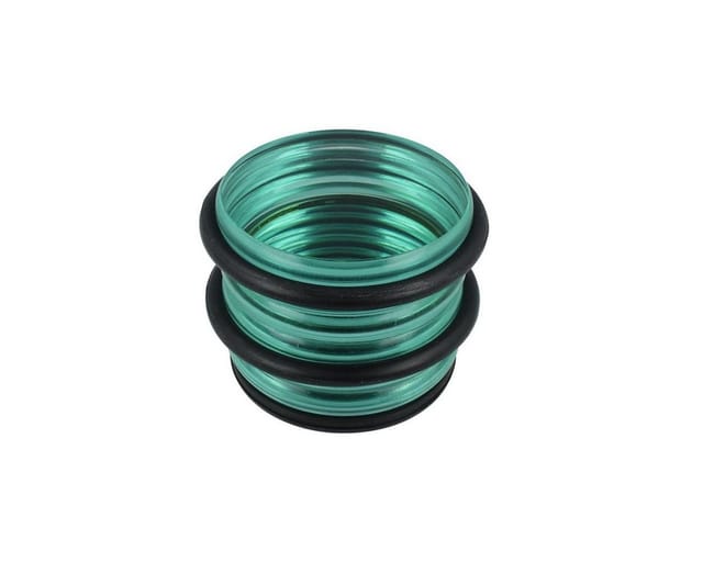Lienbacher - Türpuffer Türstopper aus Glas Bodentürpuffer rund Durchmesser 105mm Glasstopper
