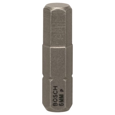 3x Schrauberbit Extra-Hart, hex 6, 25 mm - 2607001728 - Bosch