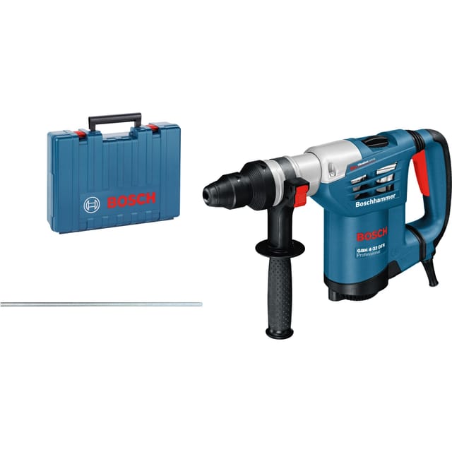 Bosch Bohrhammer gbh 4-32 dfr mit SDS-plus + Zubehör im Handwerkerkoffer