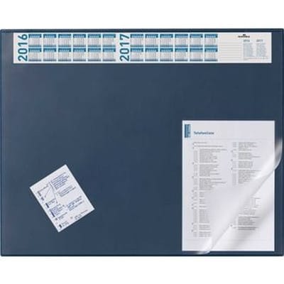Durable - Schreibunterlage 65 x 52 cm (b x h) mit Folienauflage pvc dunkelblau