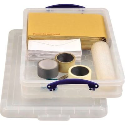 Aufbewahrungsbox 71 x 12 x 44 cm (B x H x T) 20l Polypropylen transparent