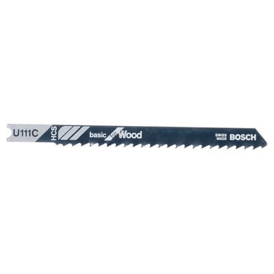 3x Stichsägeblatt u 111 c Basic for Wood - 2608630566 - Bosch