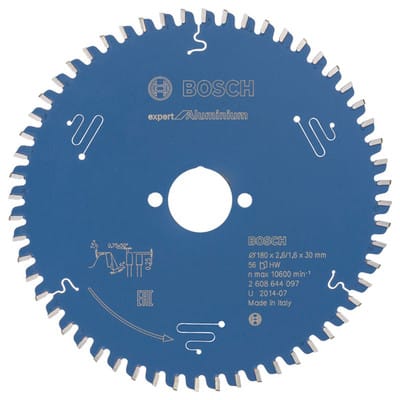 Kreissägeblatt Expert for Aluminium 180 x 30 x 2,6 mm, 56 - Bosch