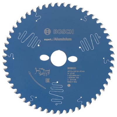 Kreissägeblatt Expert for Aluminium, 210 x 30 x 2,6 mm, 54 - Bosch