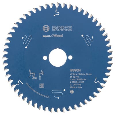 Kreissägeblatt Expert for Wood, 184 x 30 x 2,6 mm, 56 - Bosch