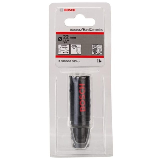 Diamantlochsäge Diamond for Hard Ceramics 22 mm, 7/8' - Bosch