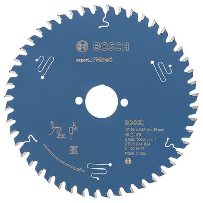 Kreissägeblatt Expert for Wood, 180 x 30 x 2,6 mm, 48 - Bosch