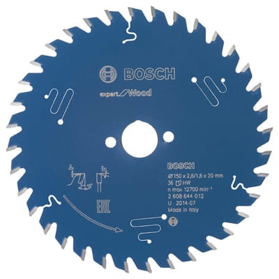 Kreissägeblatt Expert for Wood, 150 x 20 x 2,6 mm, 36 - Bosch