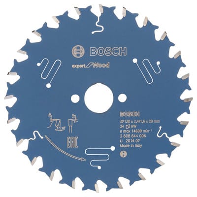 Kreissägeblatt Expert for Wood 130 x 20 x 2,4 mm, 24 - Bosch
