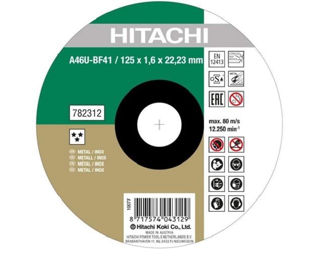 Hitachi Hikoki Proline Trennscheibe Edelstahl 125 mm