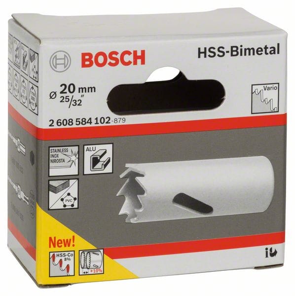 Lochsäge HSS-Bimetall für Standardadapter 20 mm, 25/32' - Bosch