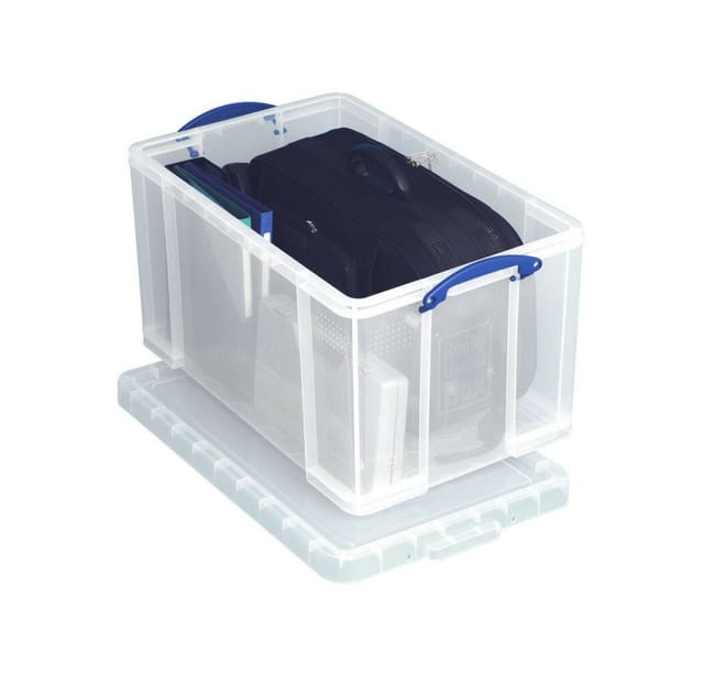 Really Useful Box Archivbox 84C 44x38x71cm 84l transparent