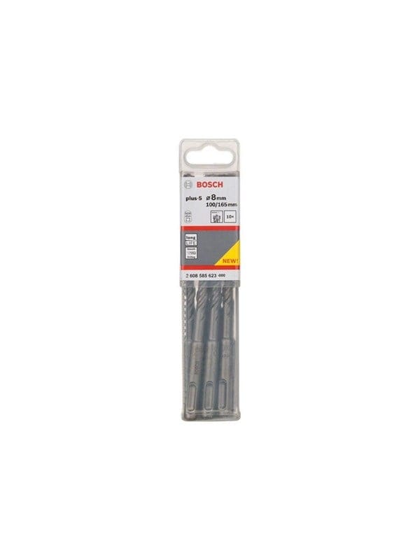 Hammerbohrer SDS-plus-5, 8 x 100 x 165 mm, 10er-Pack - Bosch