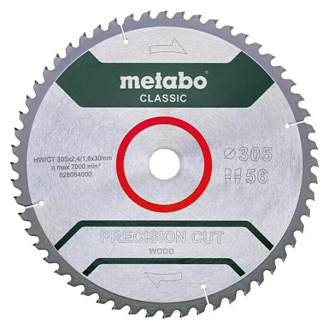 Metabo - Kreissägeblatt cordless cut wood classic ad 305mm Z.56 Bohr.30mm Schnitt-B.2,4mm