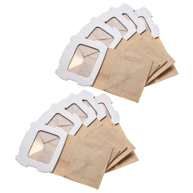 10x Turbofilter Ersatz für Makita 194746-9 für Schwingschleifer, Exzenterschleifer - Papier-Staubbeutel Set, Sandfarben - Vhbw