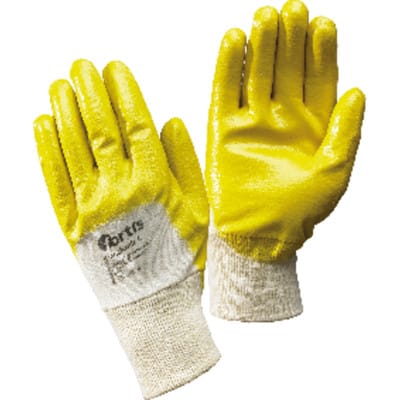 Handschuh MechanicL, Nitril,gelb, Gr.7 Fortis