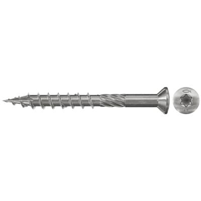 Terrassenschraube 5,0x40 Senkk. A2 tg tx 200 Stk - Fischer