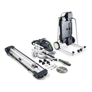 Kapp-Zugsäge ks 60 E-UG-Set/XL kapex, incl. Sägeblatt, Untergestell, Zubehör, Karton - Festool