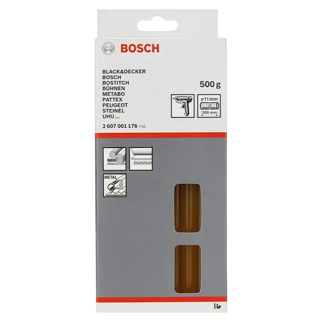 Bosch - Accessories 2607001176 Heißklebesticks 11 mm 200 mm Gelb 500 g 500 g