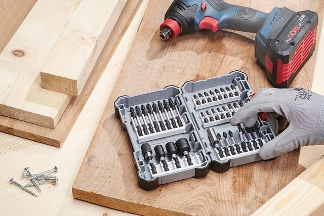 Pro Impact Schrauberbit mit Doppelklingen und Pick and Click-Einsätzen PZ2 65 mm 8-tlg. - 2608522338 - Bosch