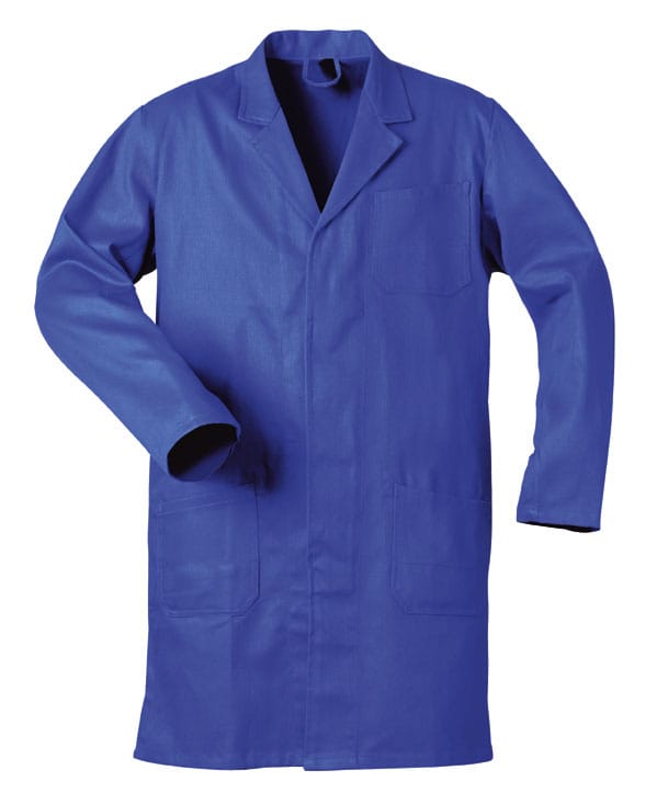 PIESPORT Arbeitskittel Kornblau Größe 60
