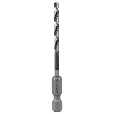 Bosch HSS Spiralbohrer mit Sechskantschaft 3,2 mm 3.2 x 36 x 75 mm