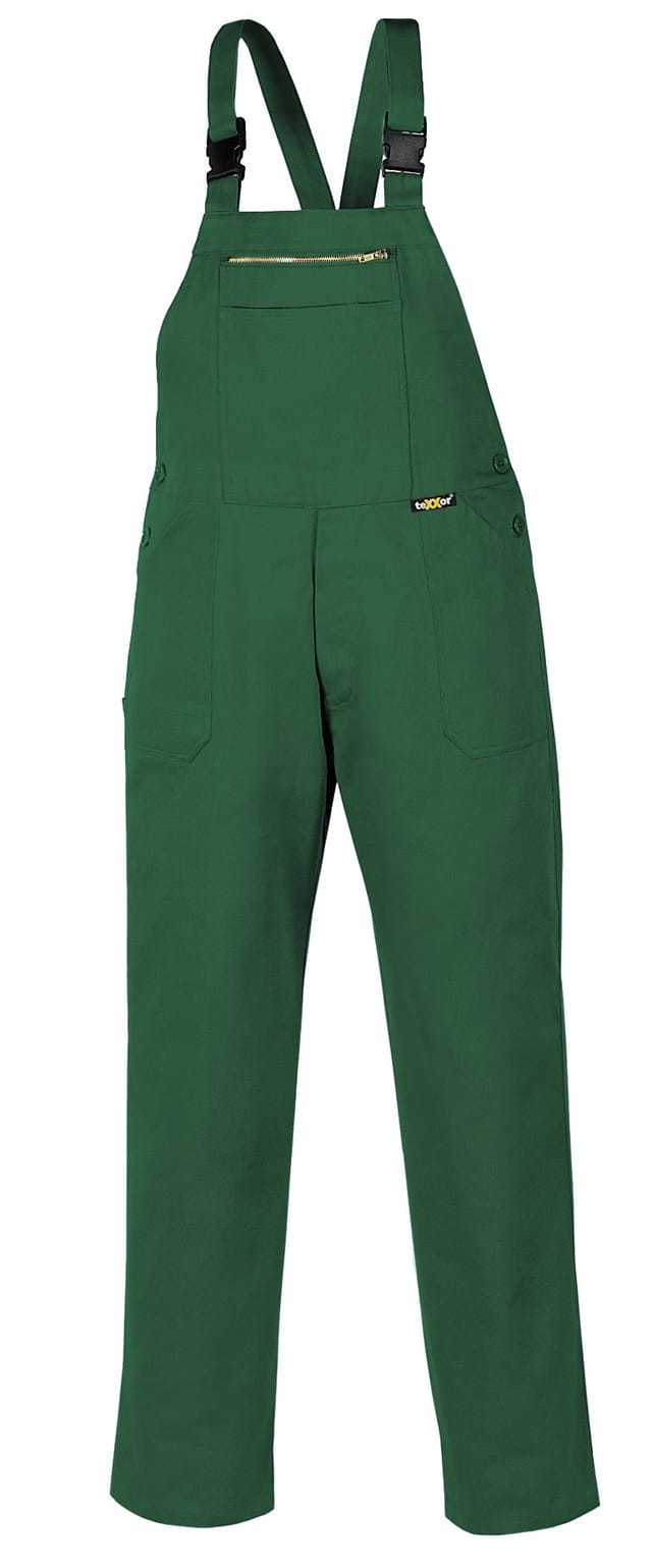 Latzhose 290 g/m² grün Größe 110
