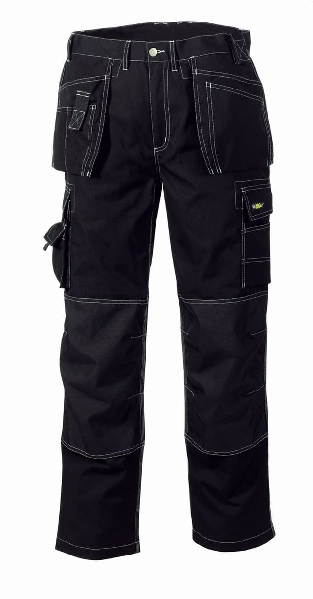 TeXXor Arbeitshose Twill Bundhose Panama Canvas 25 schwarz 431125