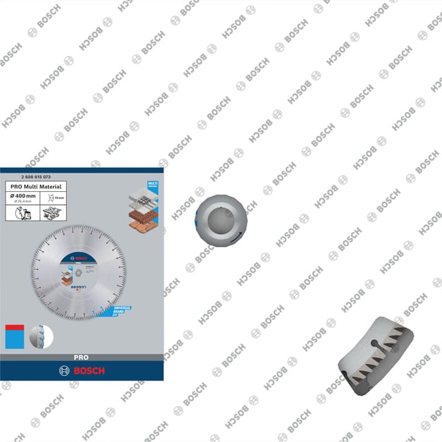 Pro Multi Material Diamanttrennscheibe, 400 x 25,4 mm - Bosch