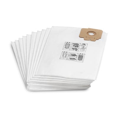 Kärcher Vliesfiltertüte für Sauger cv 30, cv 38, cv 48, 10 St.